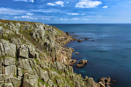Granite cliffs near Penberth Cove