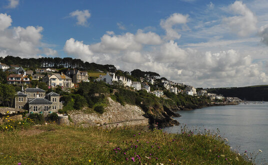 View of Fowey from St Catherine's Castle