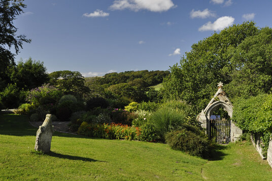 Garden in the churchyard