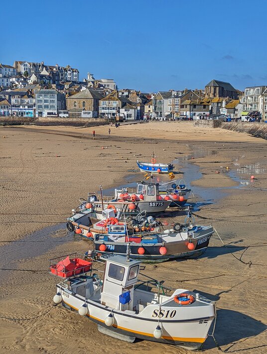 Boats at St Ives