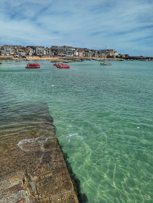 Slipway into St Ives Harbour