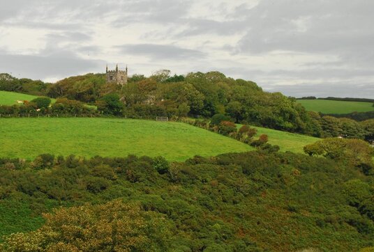 View to St Juliot Church