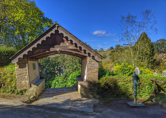 Lychgate at St Just church