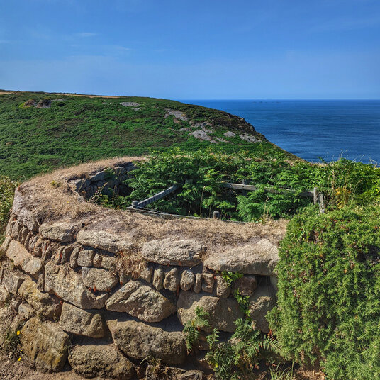 Mineshaft on the edge of the Cot Valley