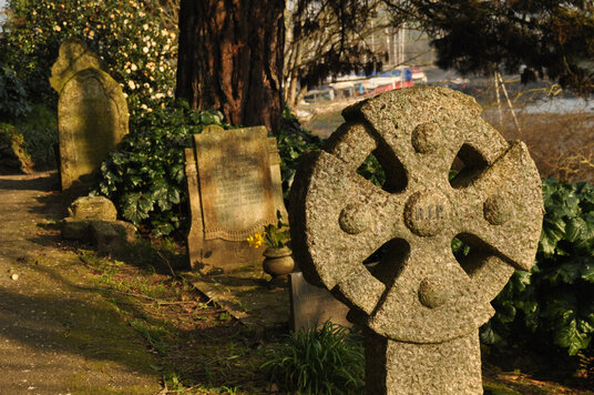 Crosses in St Just churchyard