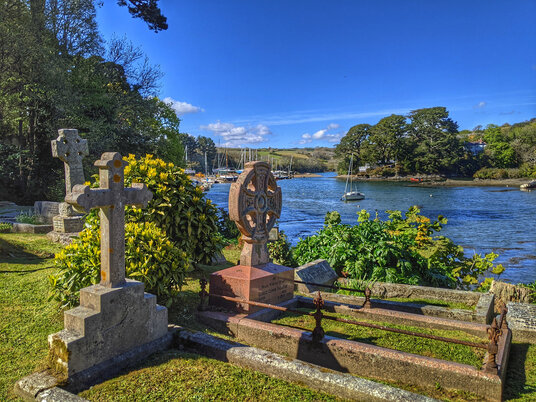 St Just churchyard