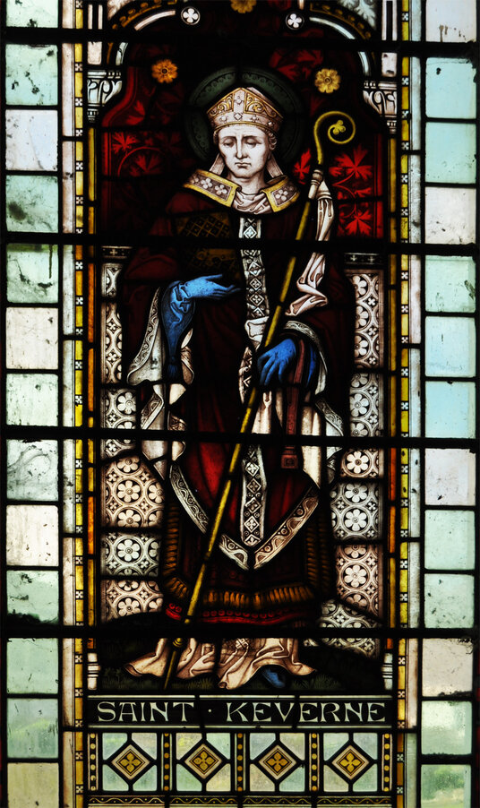 St Keverne depicted in Coverack Church