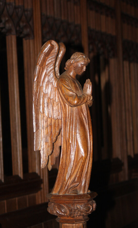 Carving in the church