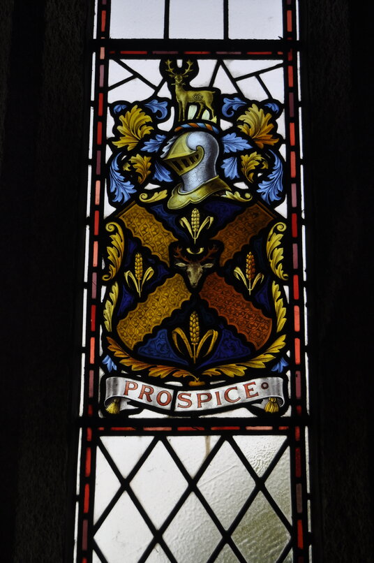 Stained glass in the church