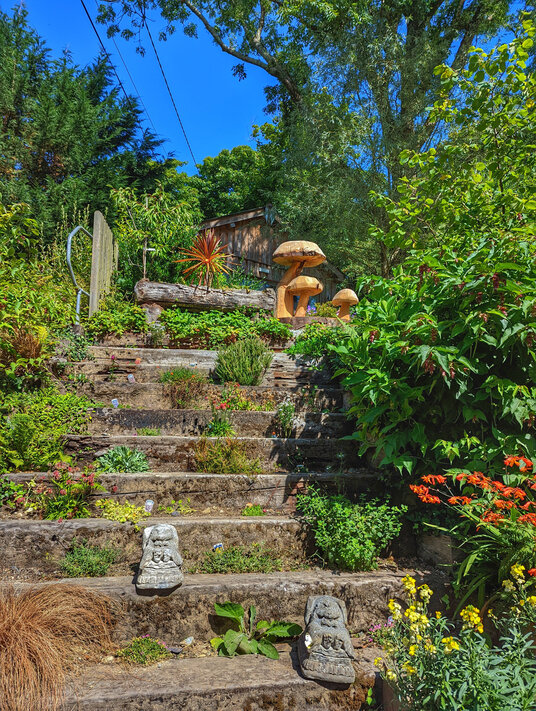 Gardens at St Nectans Glen