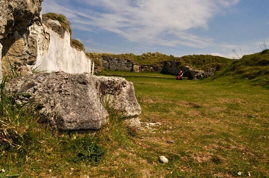 Remains of St Piran's Church
