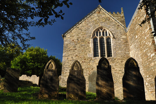 St Wyllow Church at Lanteglos