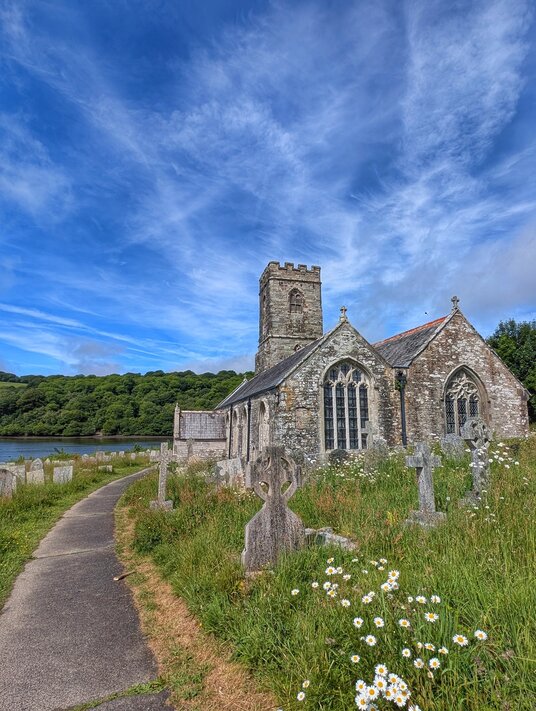 St Winnow church