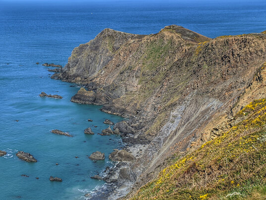 Coastline near Stanbury Mouth