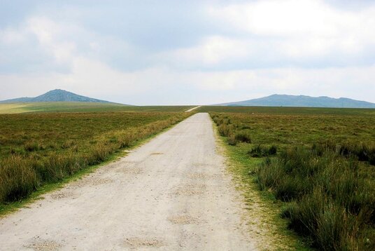 Track to Middle Moor Cross