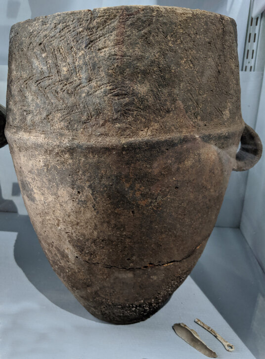 Burial urn from Stannon Moor