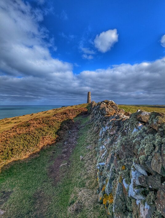 Coast path to Stepper Point