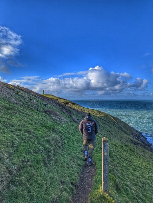 Coast path to Stepper Point