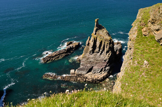 Rock stack off Stepper Point