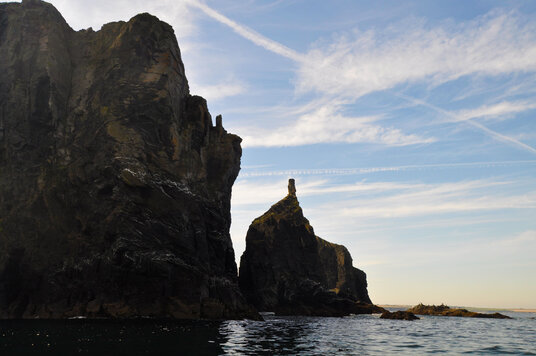Rock stack from the sea