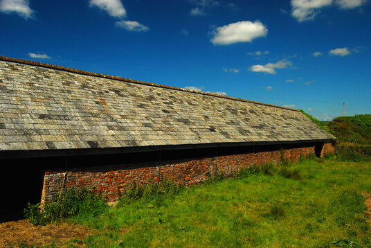 Remains of the Stowe Manor tennis court