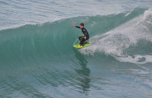 Body Boarder at St Agnes