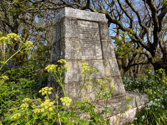 Memorial near Swanpool