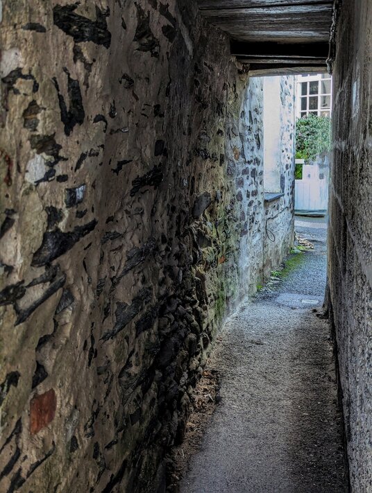 Squeeze-e-Belly alley