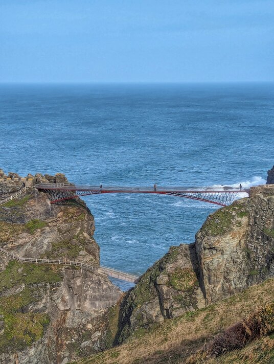 Tintagel Castle bridge