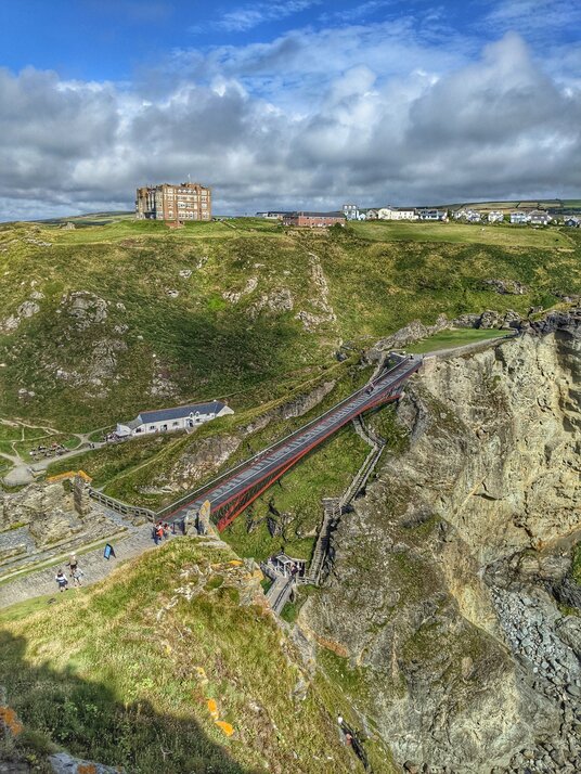 Bridge at Tintagel Castle