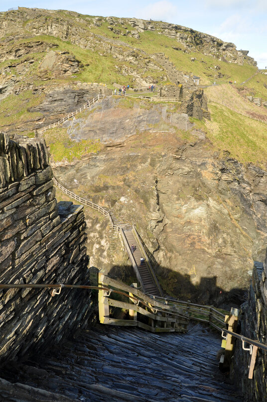 Steps at Tintagel Castle