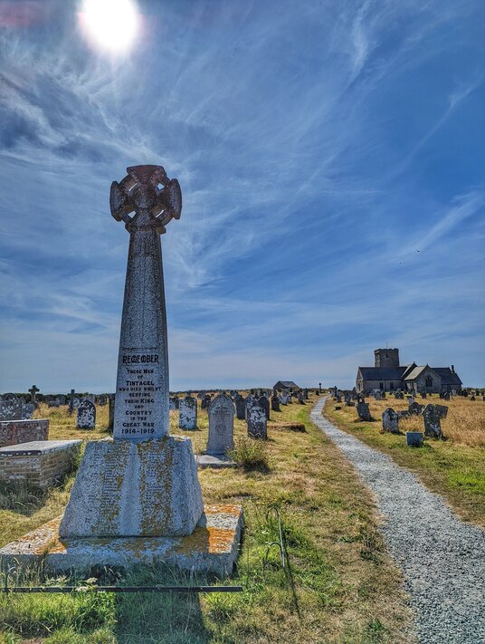 Tintagel churchyard