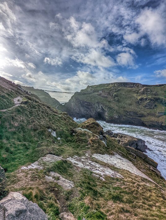 Coastline at Tintagel Haven