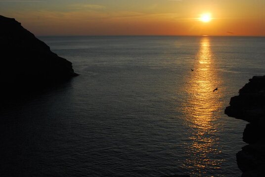 Sunset at Tintagel Haven