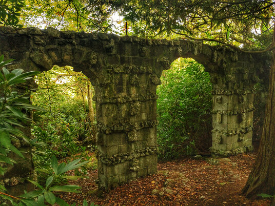 Remains of the arches at Tivoli Park