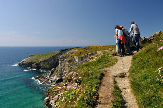 Coast path near Hole Beach