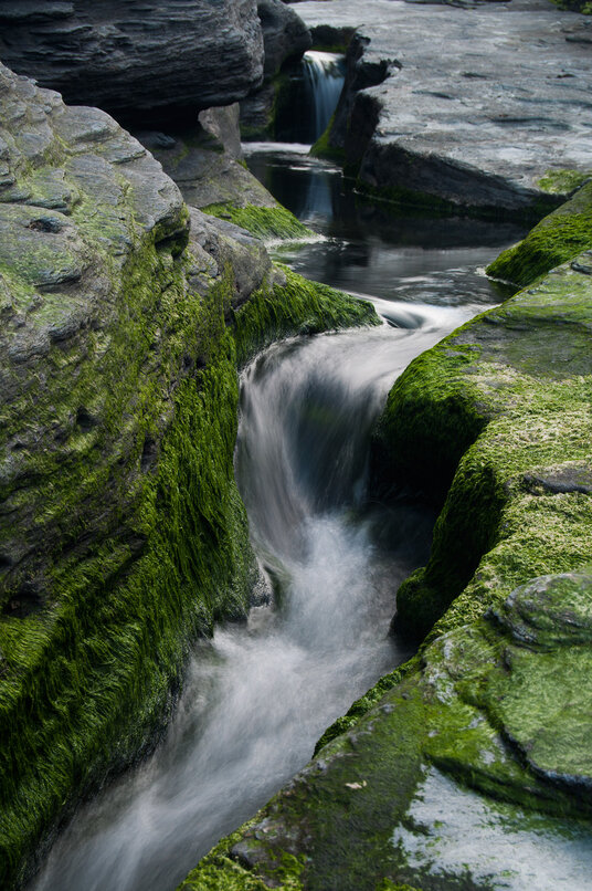 Stream at Trebarwith Strand