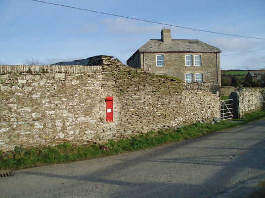 Trebarwith village