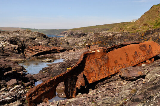 Wreck on Trebetherick Point