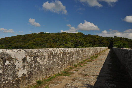 View over the Treffry viaduct