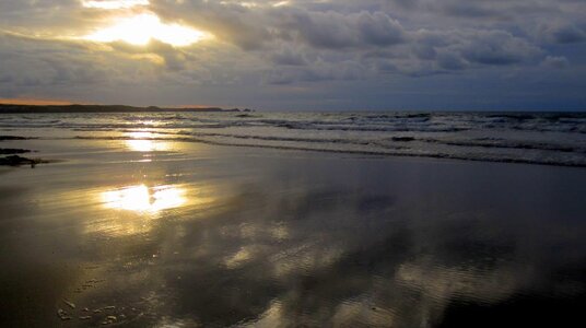 Winter sun on Tregardock Beach