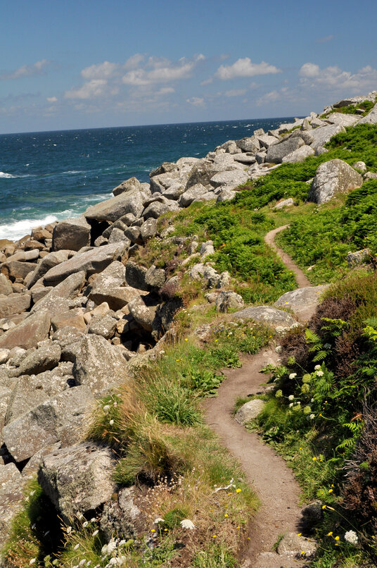 Path along Tregerthen Cliff