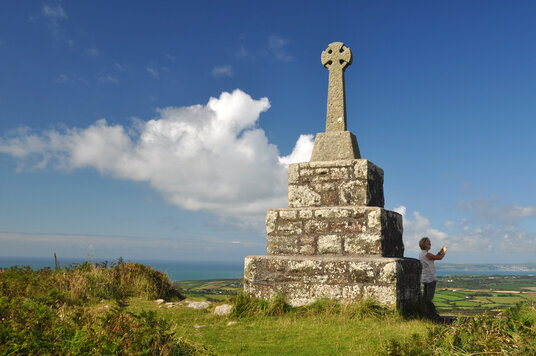 Memorial on Tregonning Hill