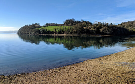 Beach at Trelissick