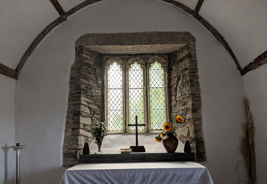 Inside Tremaine church