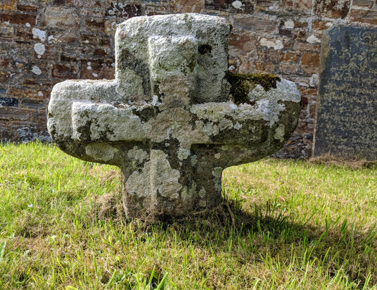 Cross at Tresmeer church