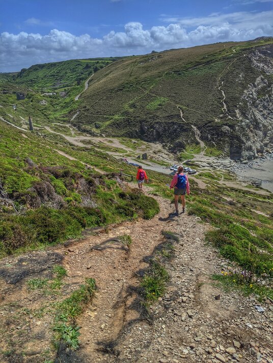Coast path to Trevellas Porth