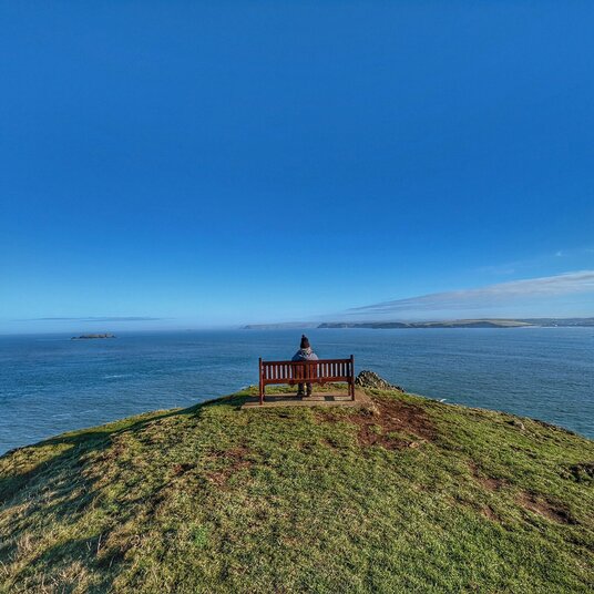 Bench at Trevose Head