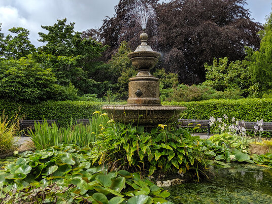 Fountain in Victoria Gardens