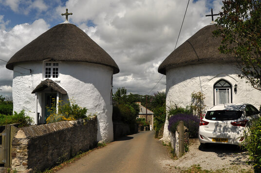 Veryan roundhouses
